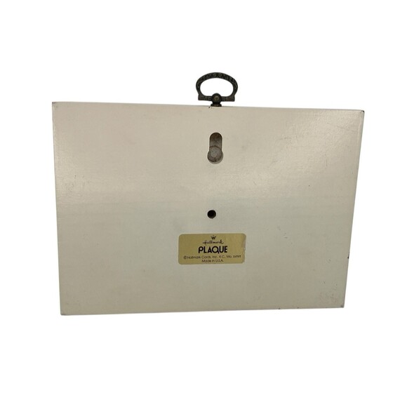 Vtg. Hallmark Plaque Religious Baby‎ Nursery Decor Prayer Floral Wall Hanging - Picture 8 of 14